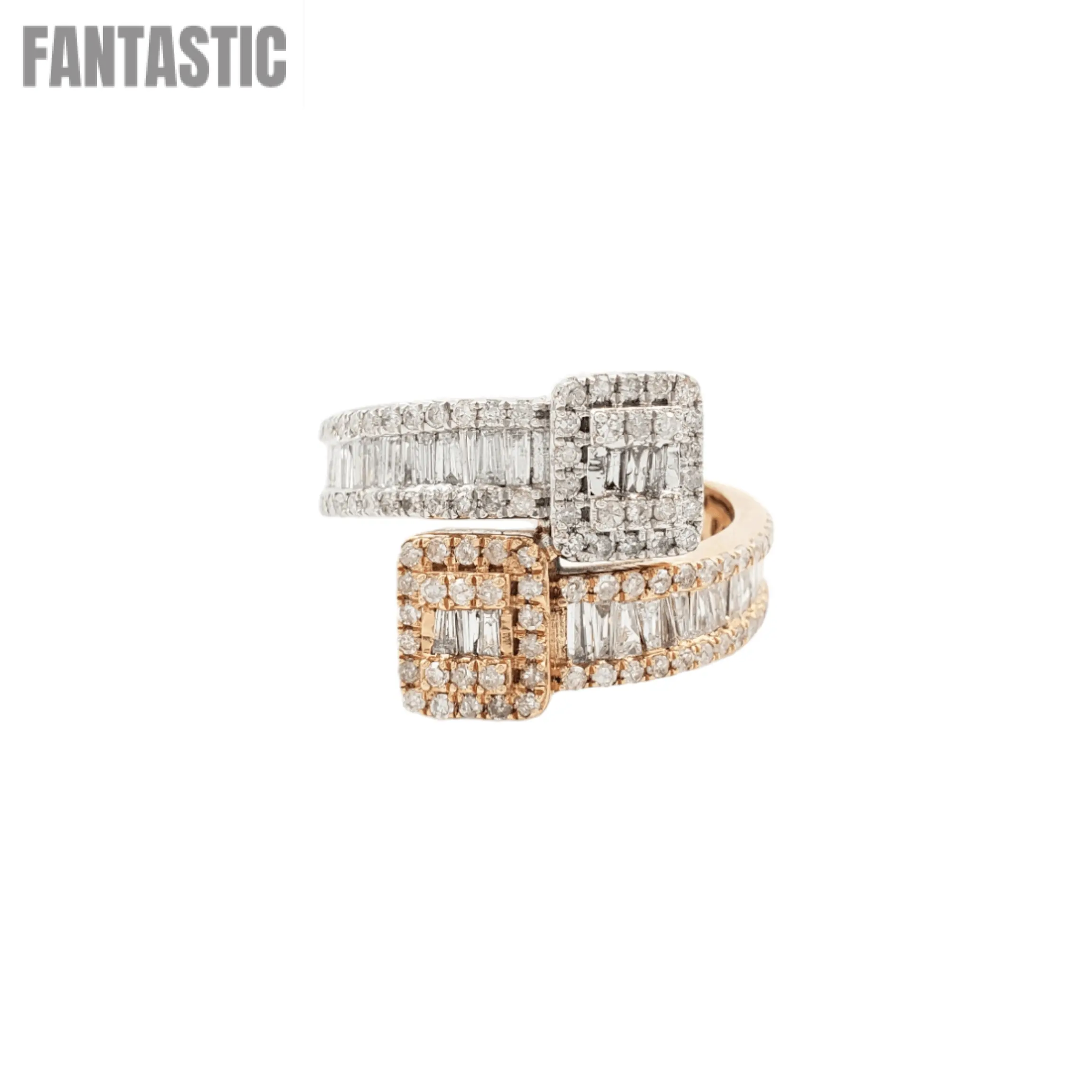 14k Baguette Diamond Band With 1.52 Carats Of Diamonds #21656 - Fantastic Jewelry NYC LLC