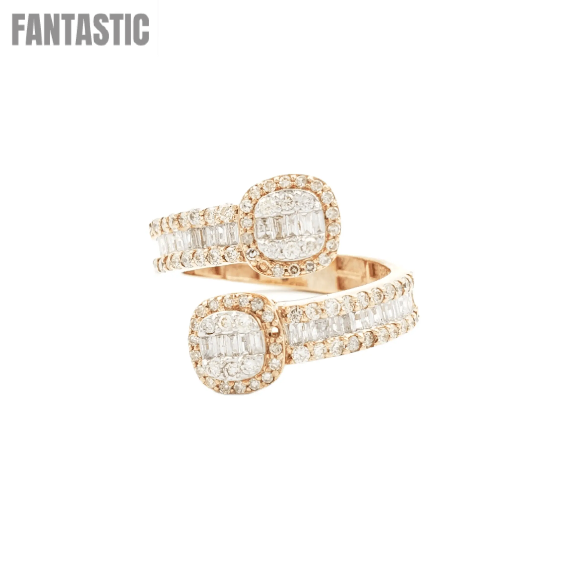 14k Baguette Diamond Band With 1.60 Carats Of Diamonds #23214 - Fantastic Jewelry NYC LLC