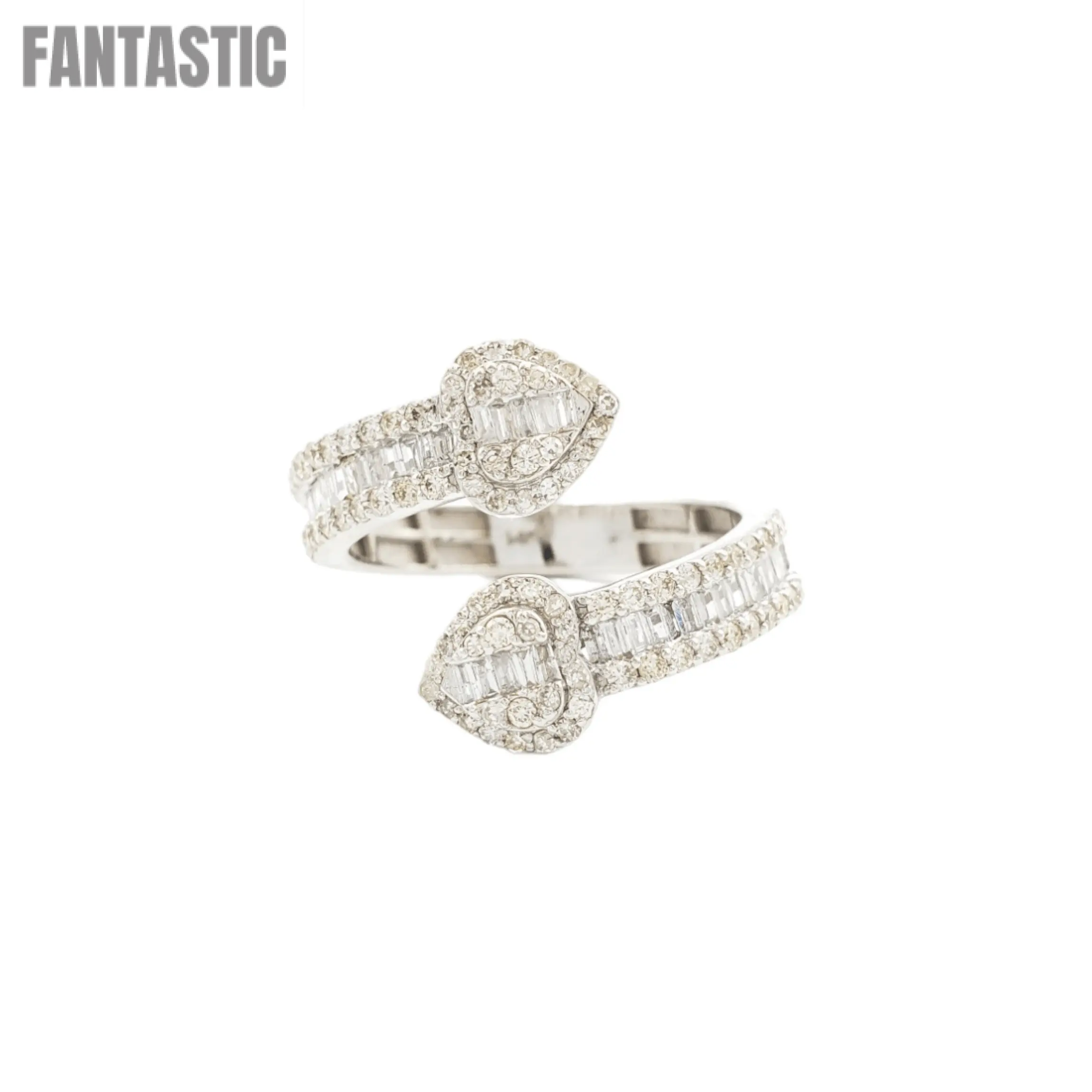 14k Baguette Diamond Band With 1.60 Carats Of Diamonds #23215 - Fantastic Jewelry NYC LLC