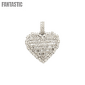 Corazón de diamante baguette de 14k con 2,63 quilates de diamantes #21707