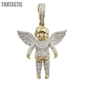 Bebé ángel de diamante de 14k con 1,38 quilates de diamantes #22525