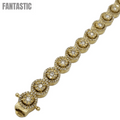 Pulsera Círculo de Diamantes de 14k #18995