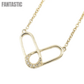 14k Diamond Paperclip Heart #27042