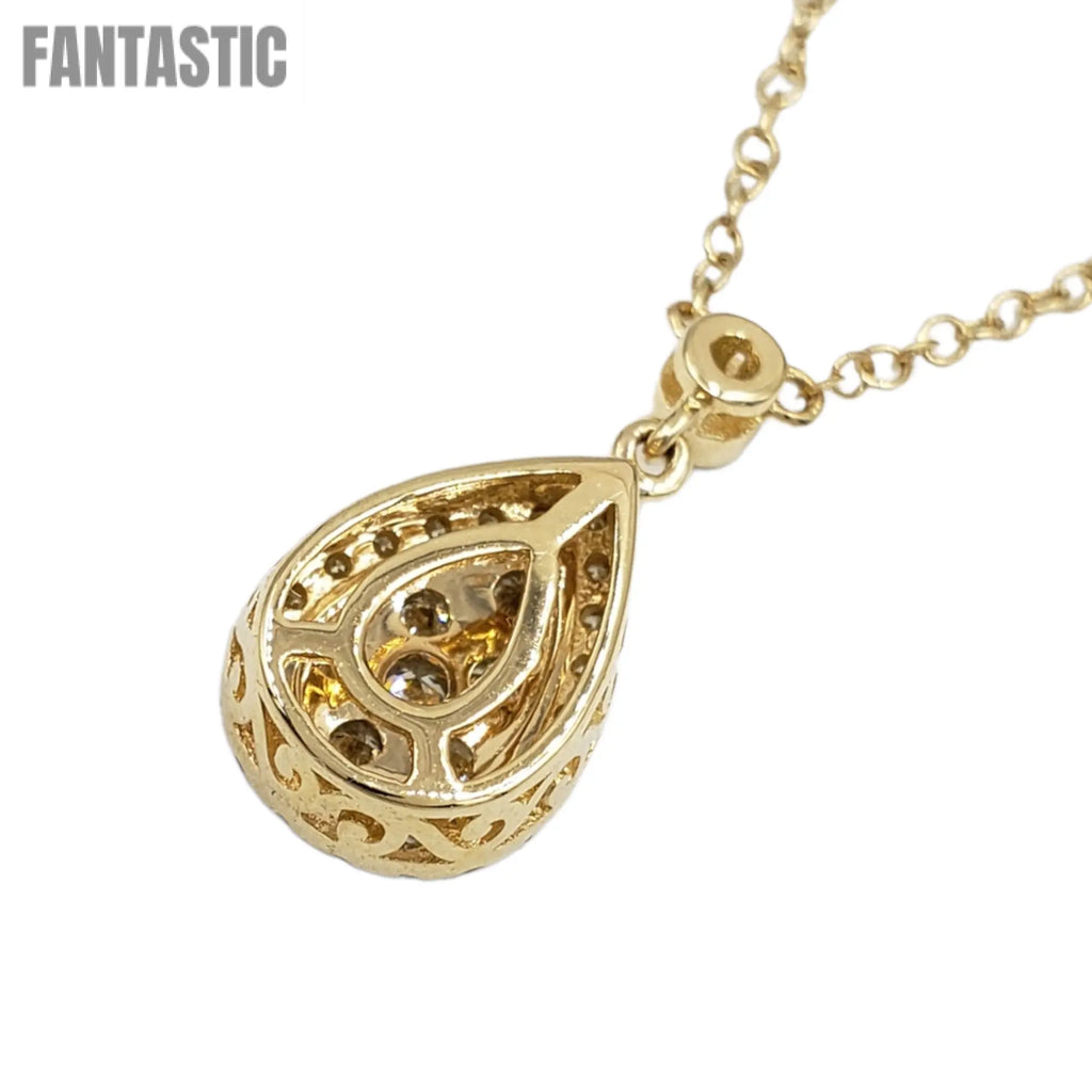 14k Diamond Tear Drop  #27255 - Fantastic Jewelry NYC LLC