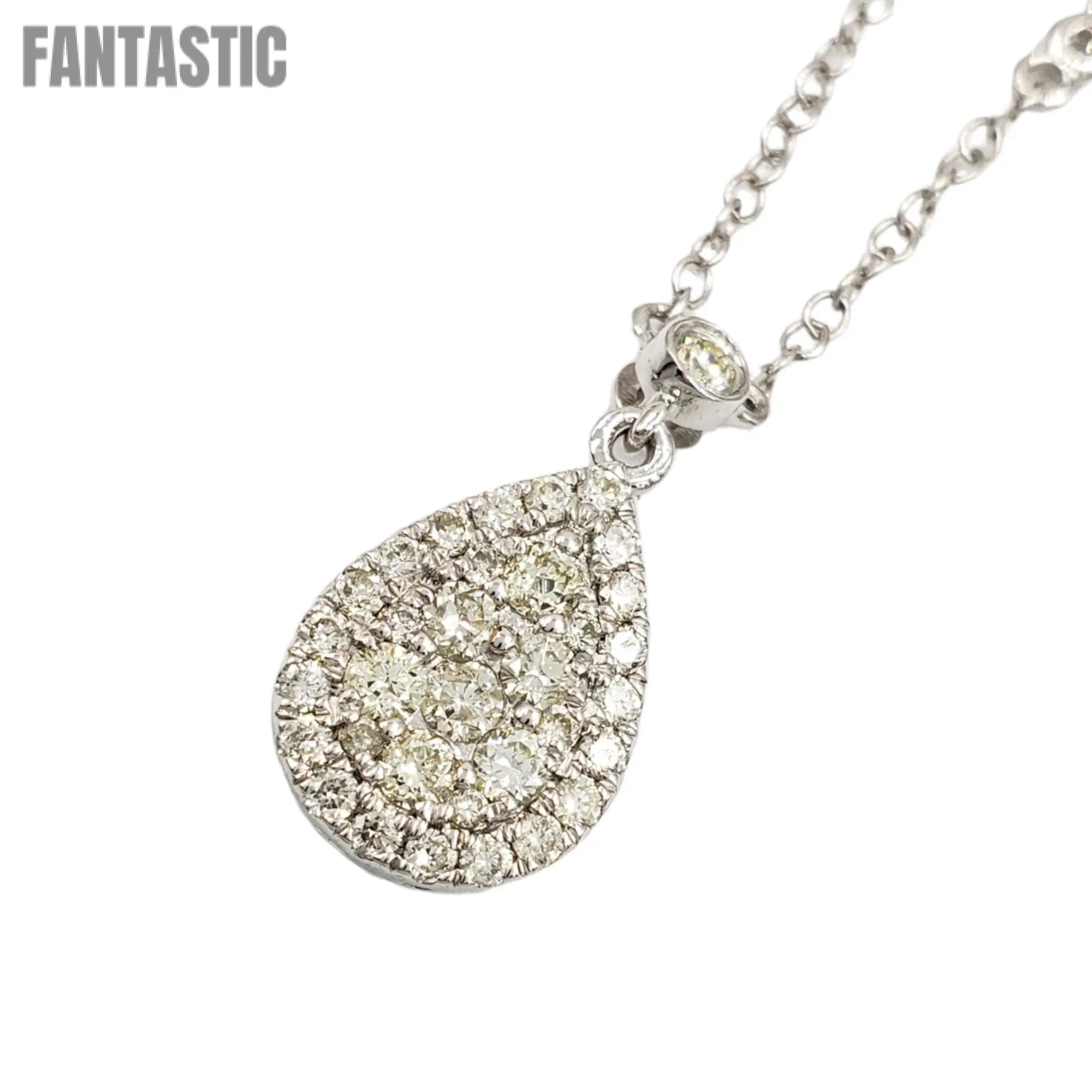 14k Diamond Tear Drop  #27255 - Fantastic Jewelry NYC LLC