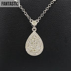 14k Diamond Tear Drop  #27255 - Fantastic Jewelry NYC LLC