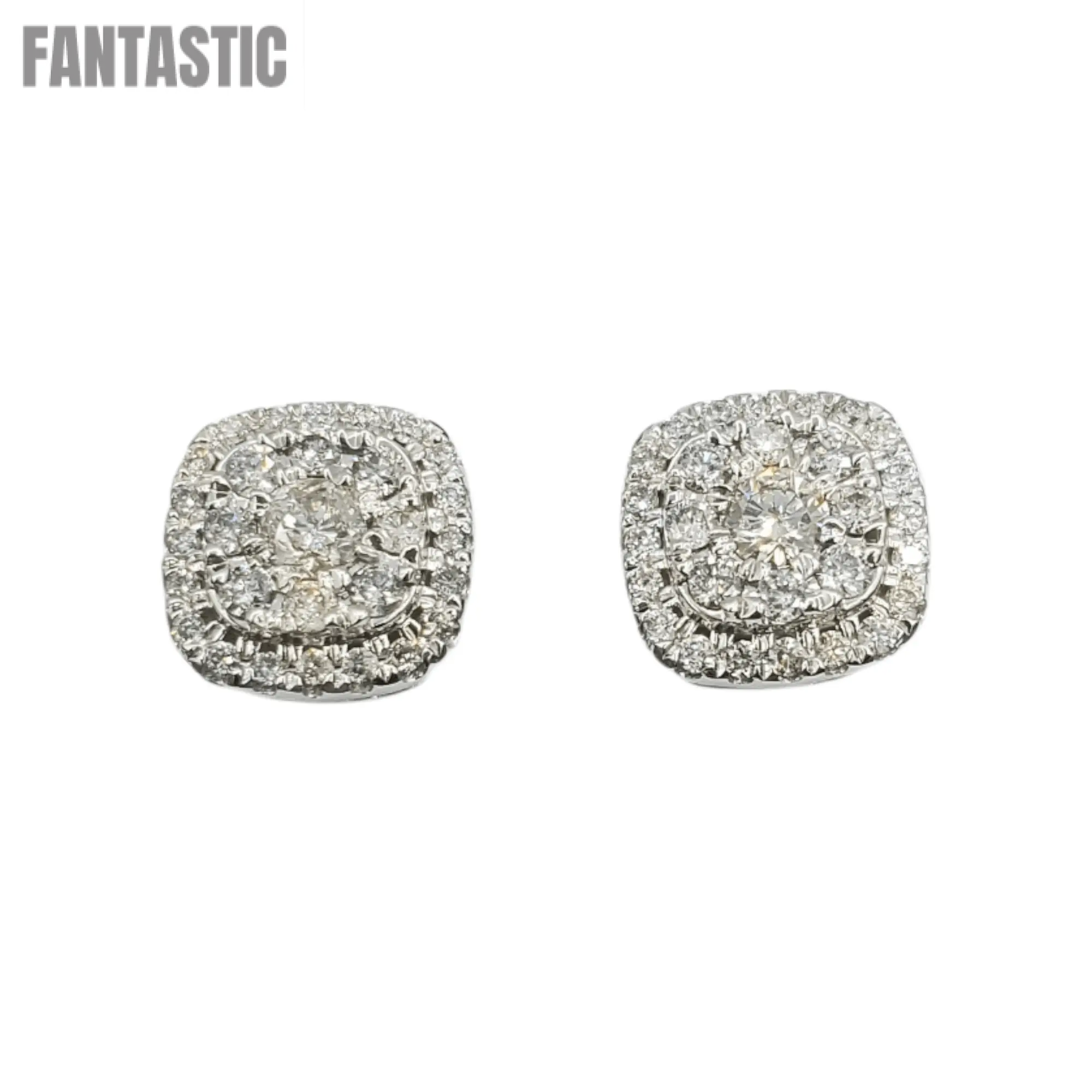 14k Gold Diamond Earrings #14616 - Fantastic Jewelry NYC LLC