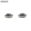 14k Gold Diamond Earrings #15808