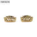 14K Yellow Gold Baguette Diamond Square Earrings – 1.89ct #25529