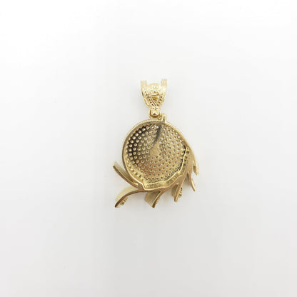 14K Gold- Money Roll Pendant