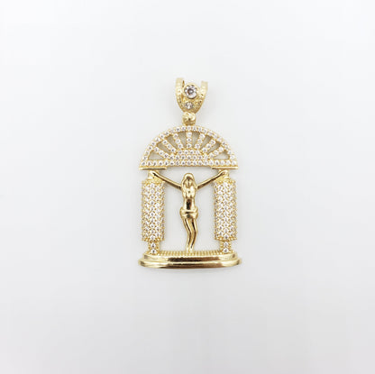 14K Gold- Jesus Crucifixion Pendant