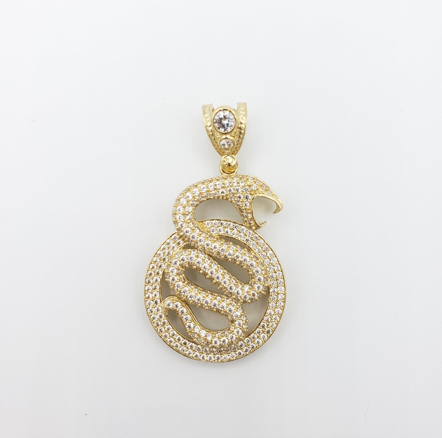 14K Gold- Snake Pendant