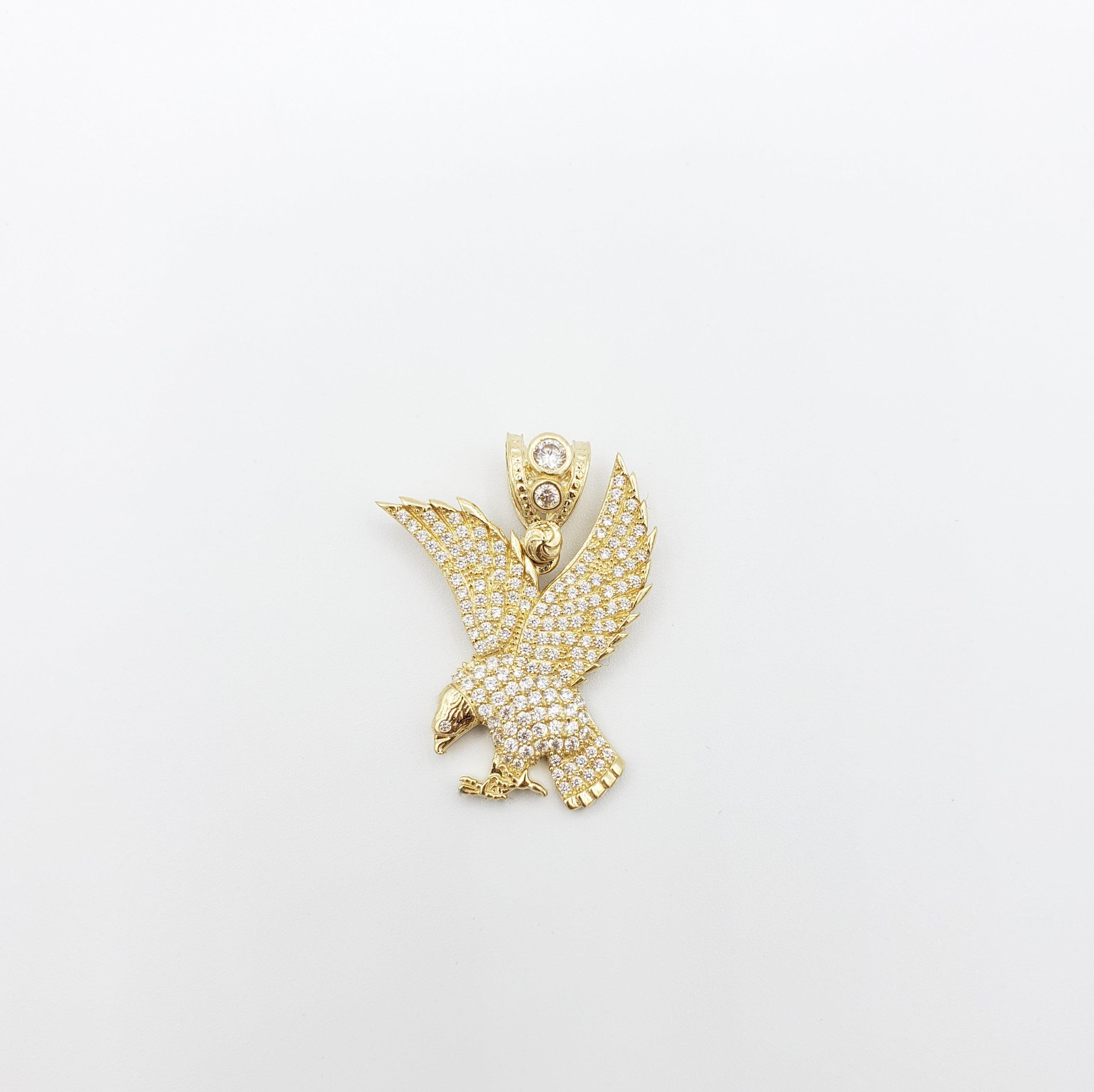 14K Gold- Eagle Pendant Fantastic Jewelry NYC