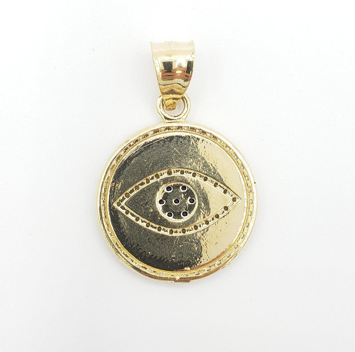 14K Gold- Evil Eye Pendant Fantastic Jewelry NYC