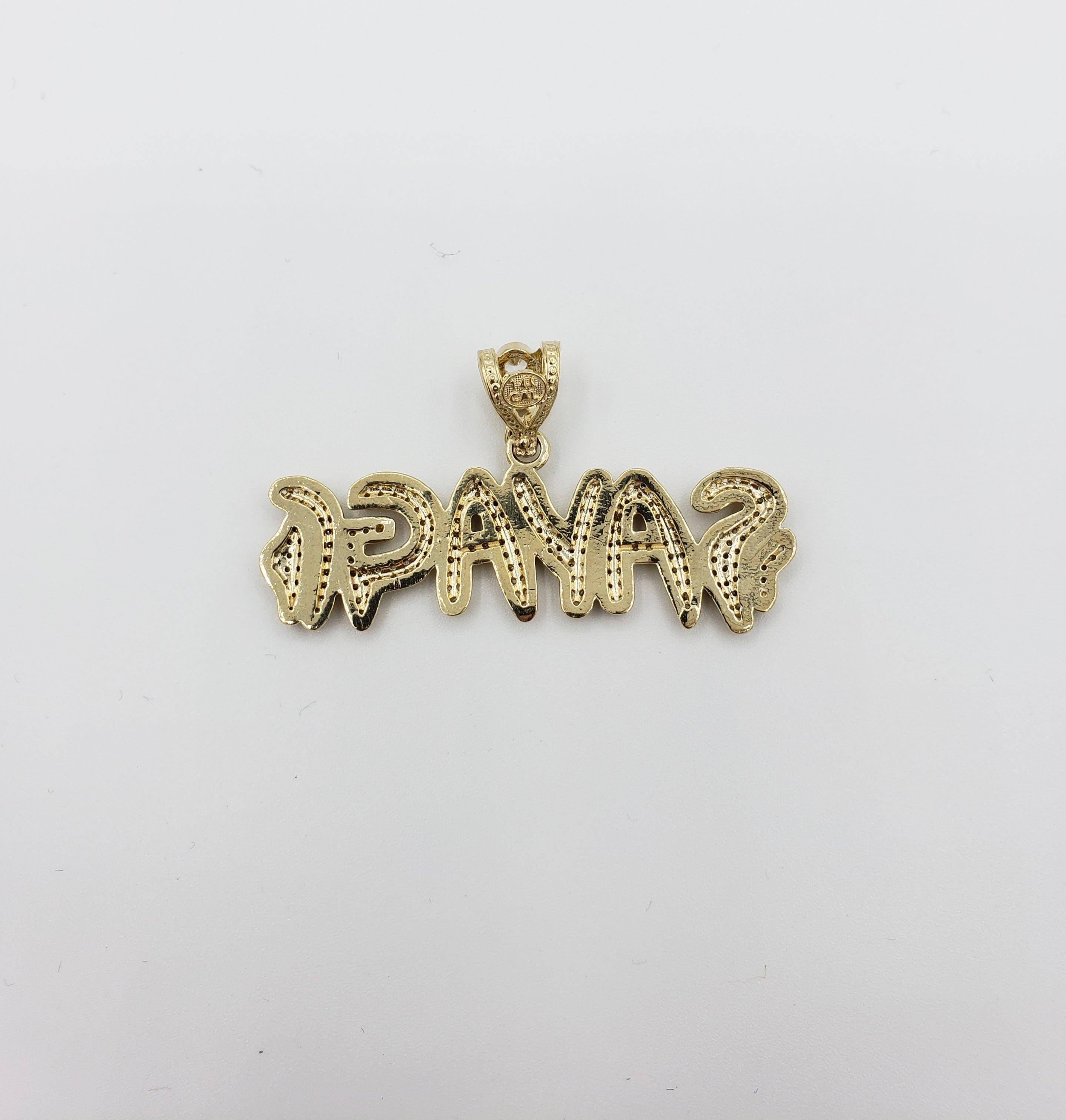 14K Gold- "SAVAGE" Pendant Fantastic Jewelry NYC