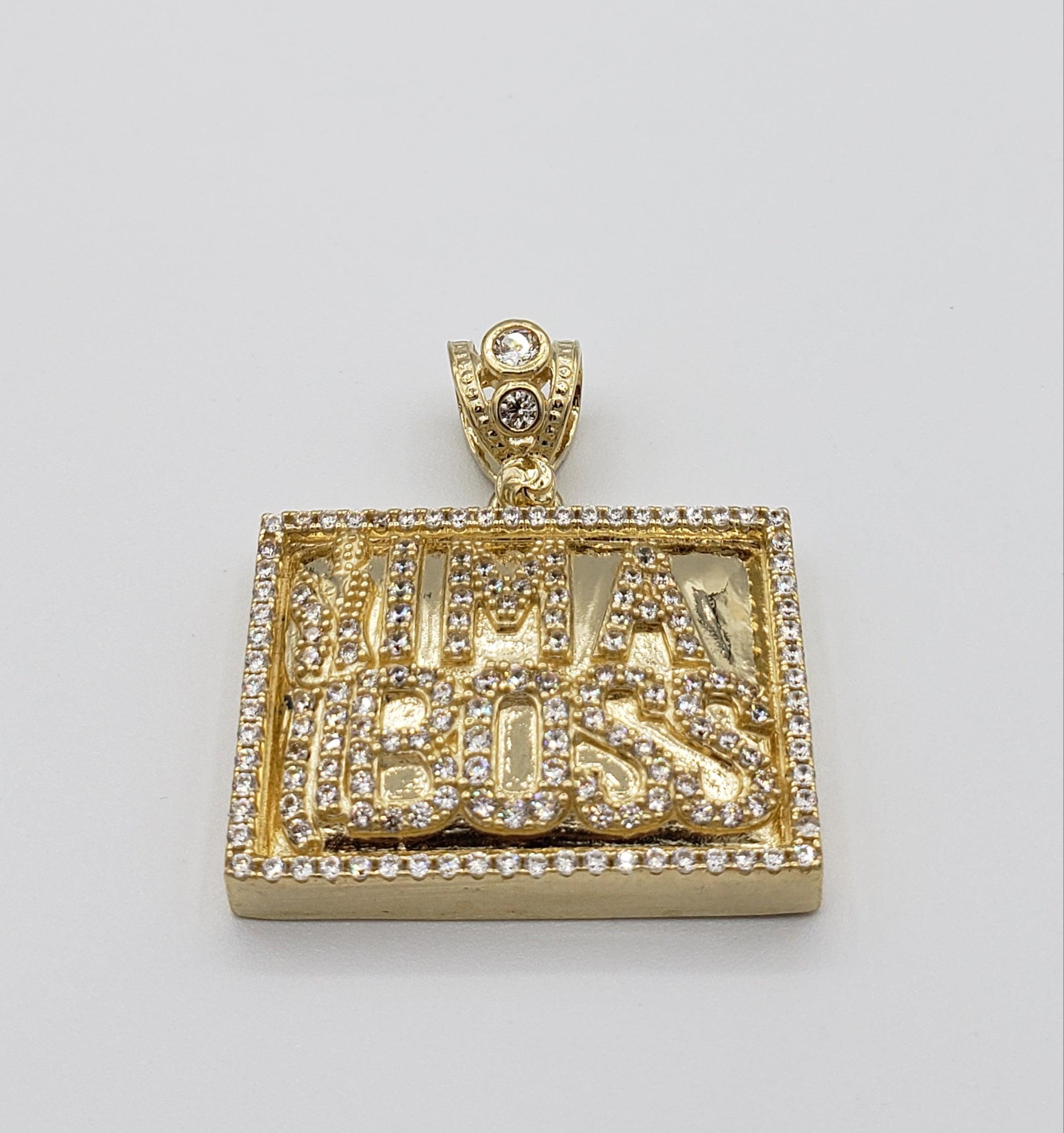 14K Gold- "IMA BOSS" Pendant Fantastic Jewelry NYC