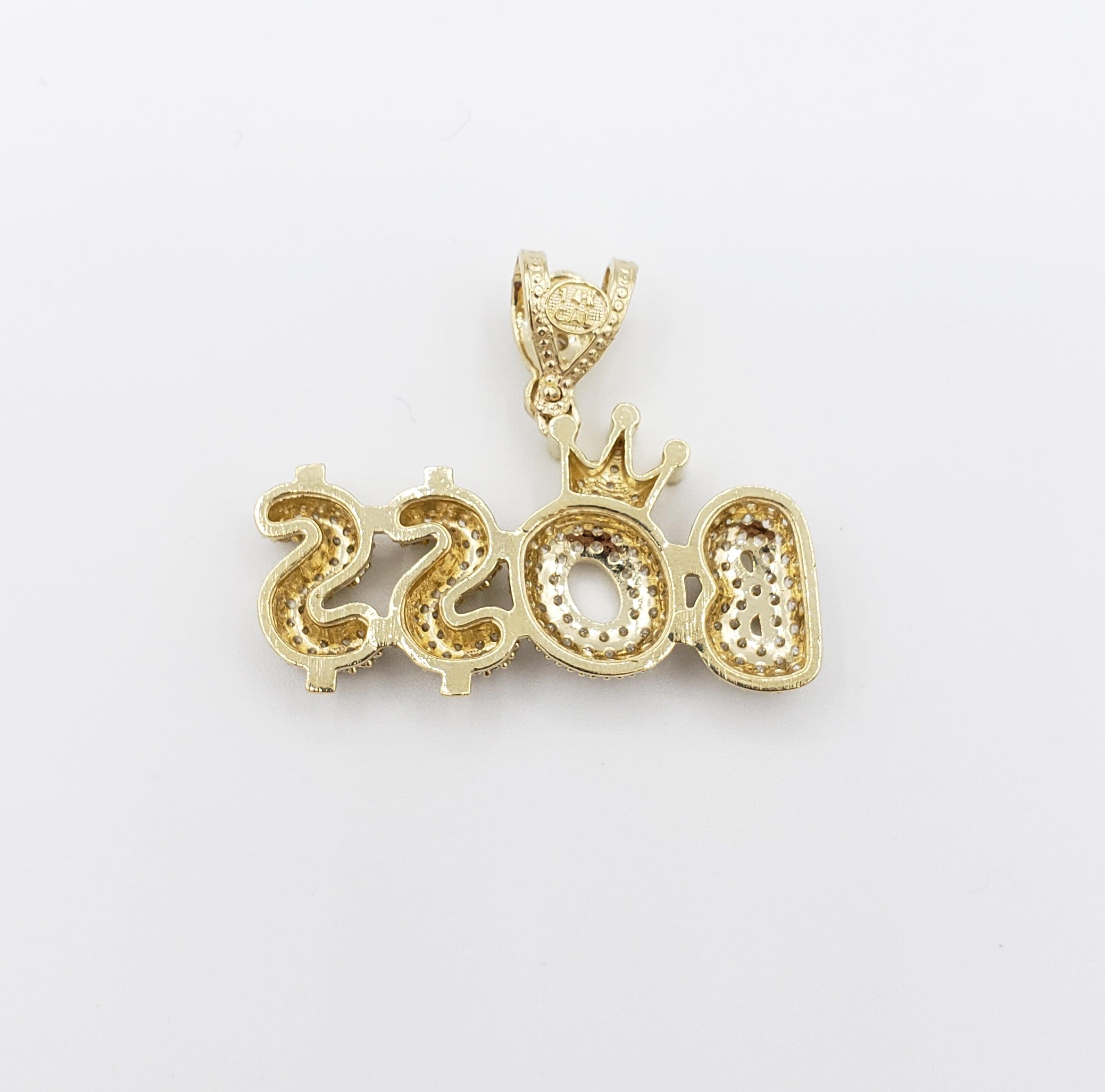 14K Gold- "BOSS" Pendant Fantastic Jewelry NYC