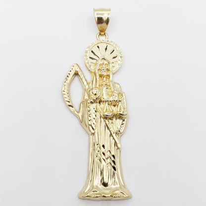 14K Gold- Grim Reaper Pendant