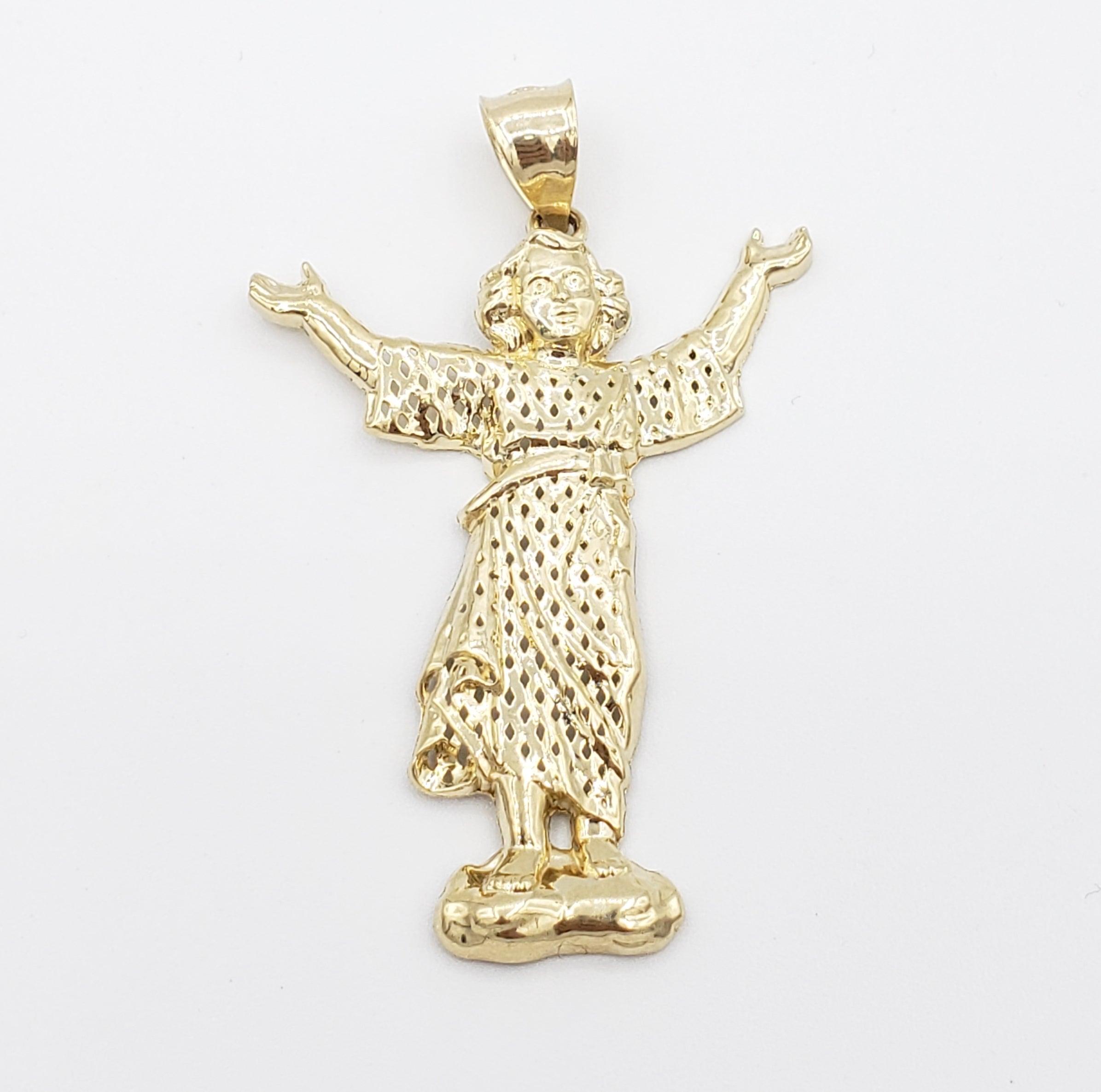 14K Gold- Divino Niño Pendant Fantastic Jewelry NYC