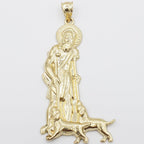 14K Gold- Saint Lazarus Pendant Fantastic Jewelry NYC