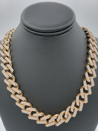 14K Gold- Diamond Miami Cuban Rose Gold Chain (301.1 Grams)