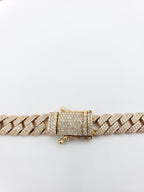 14K- Gold Diamond Miami Cuban Rose Gold Chain (185 Grams)