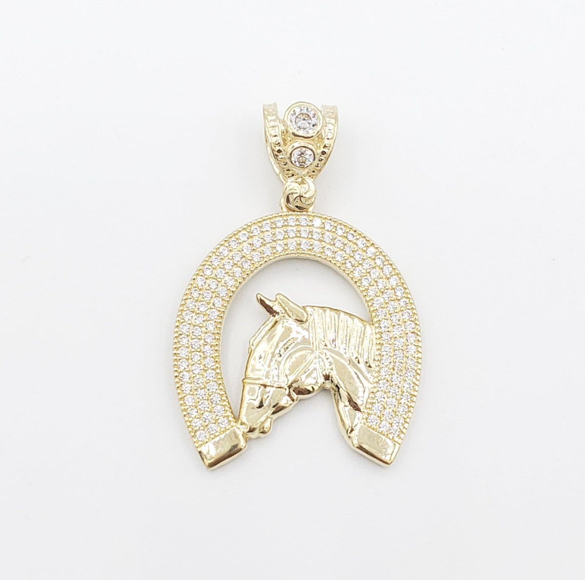 14K Gold- Horseshoe Pendant Fantastic Jewelry NYC