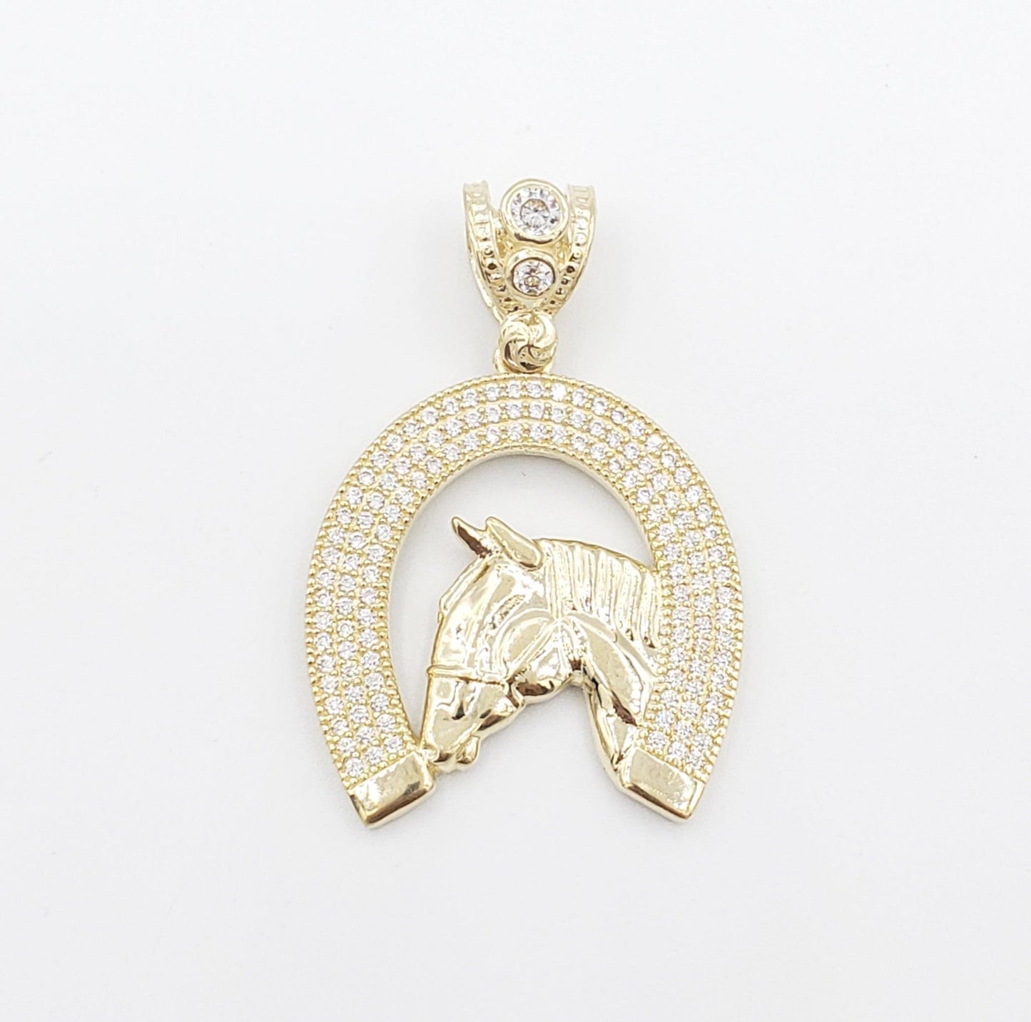 14K Gold- Horseshoe Pendant