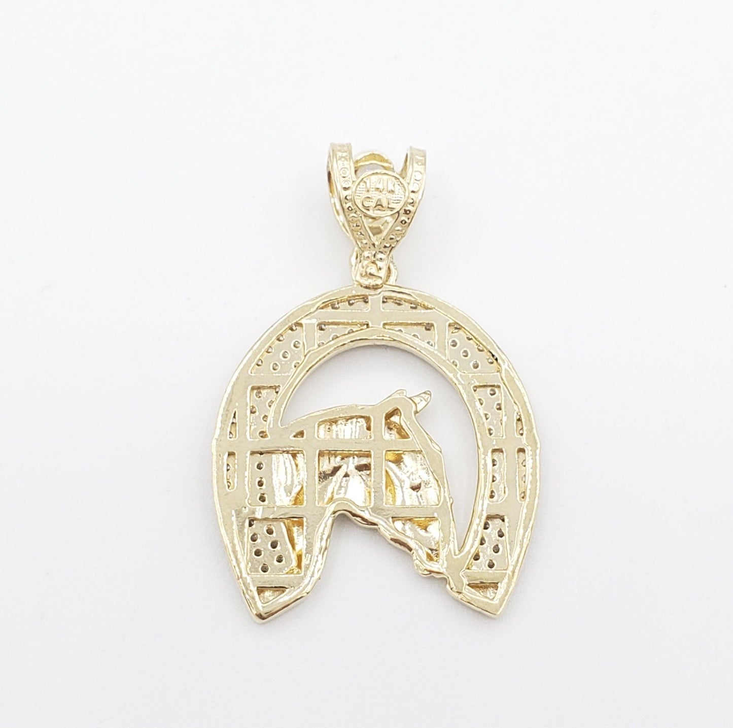 14K Gold- Horseshoe Pendant