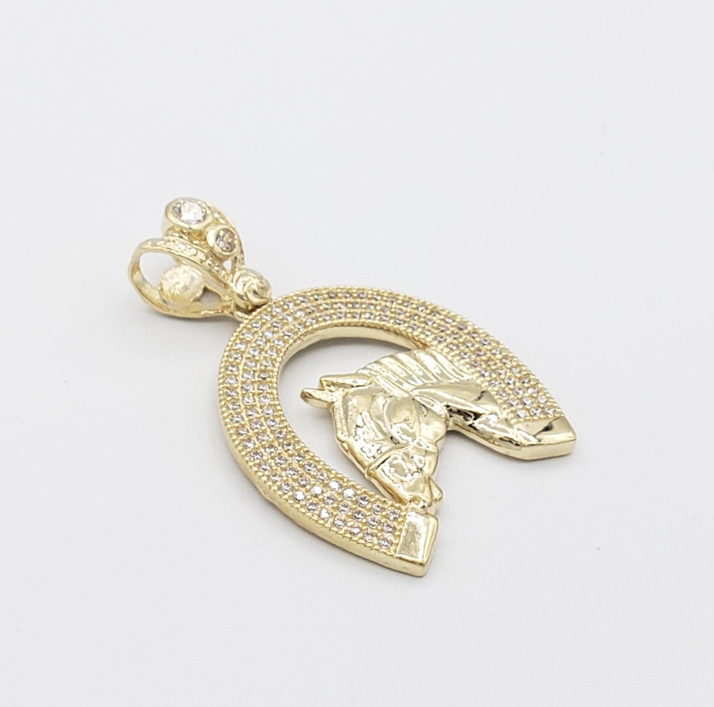 14K Gold- Horseshoe Pendant