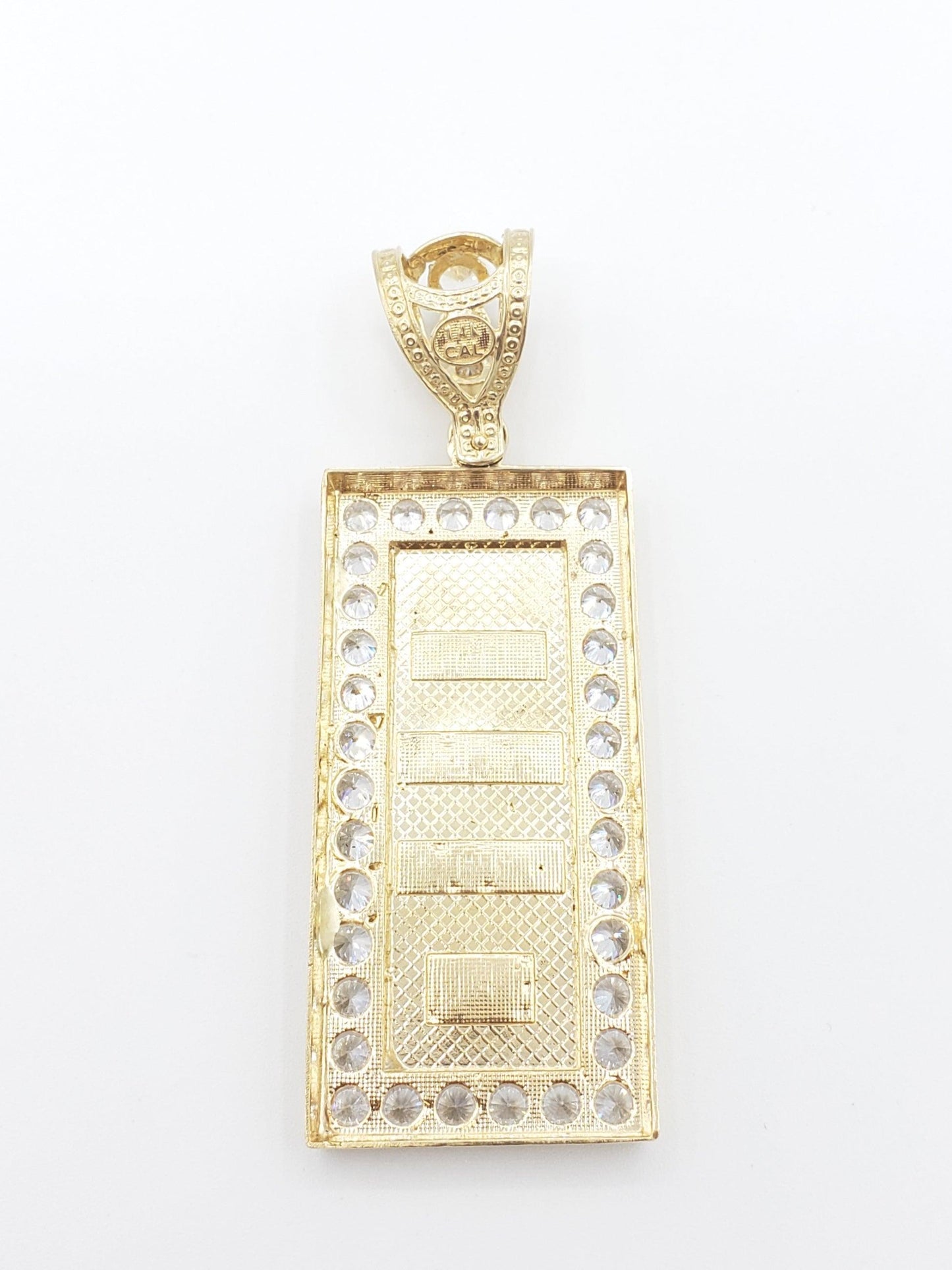 14K Gold- Gold Bar Pendant