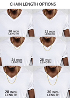 14K Gold Chain - Solid Mariner Chain