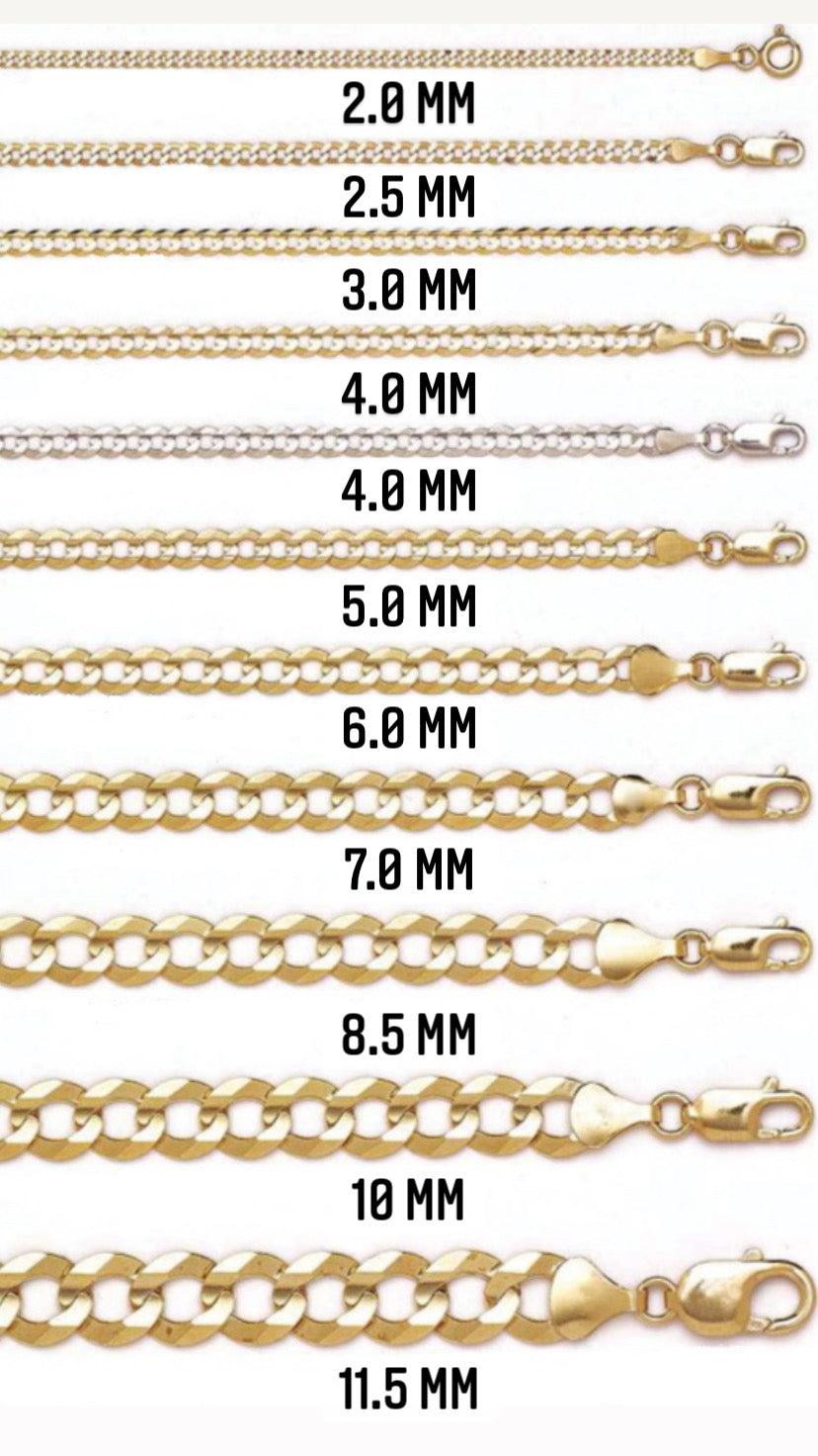 14K Gold- Hollow Puff Mariner Chain Fantastic Jewelry NYC
