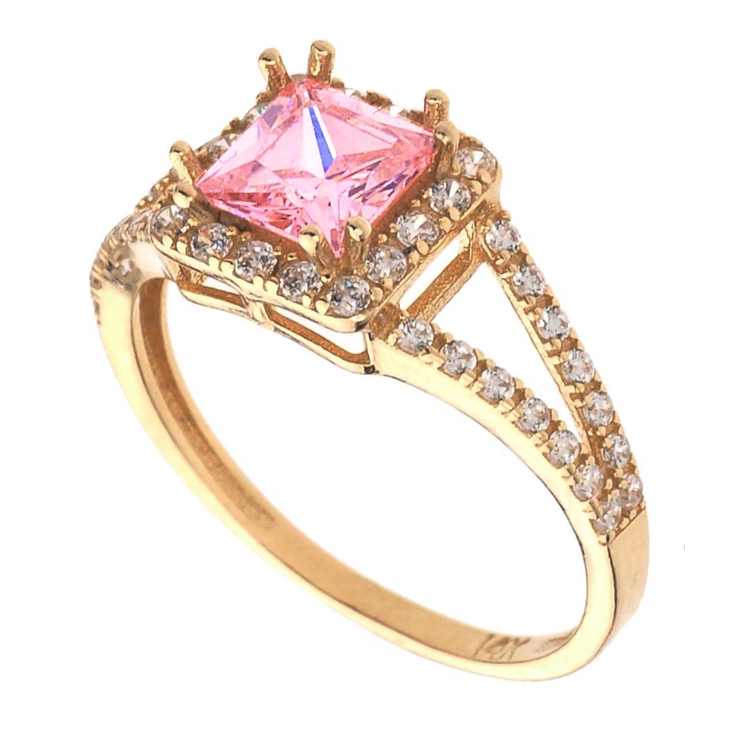 Lady Pink Stone Ring