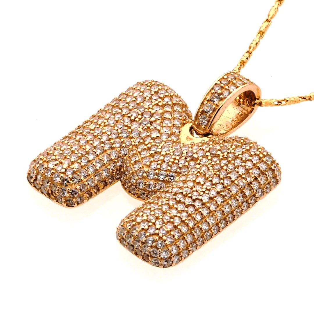 Letter "M" Pendant