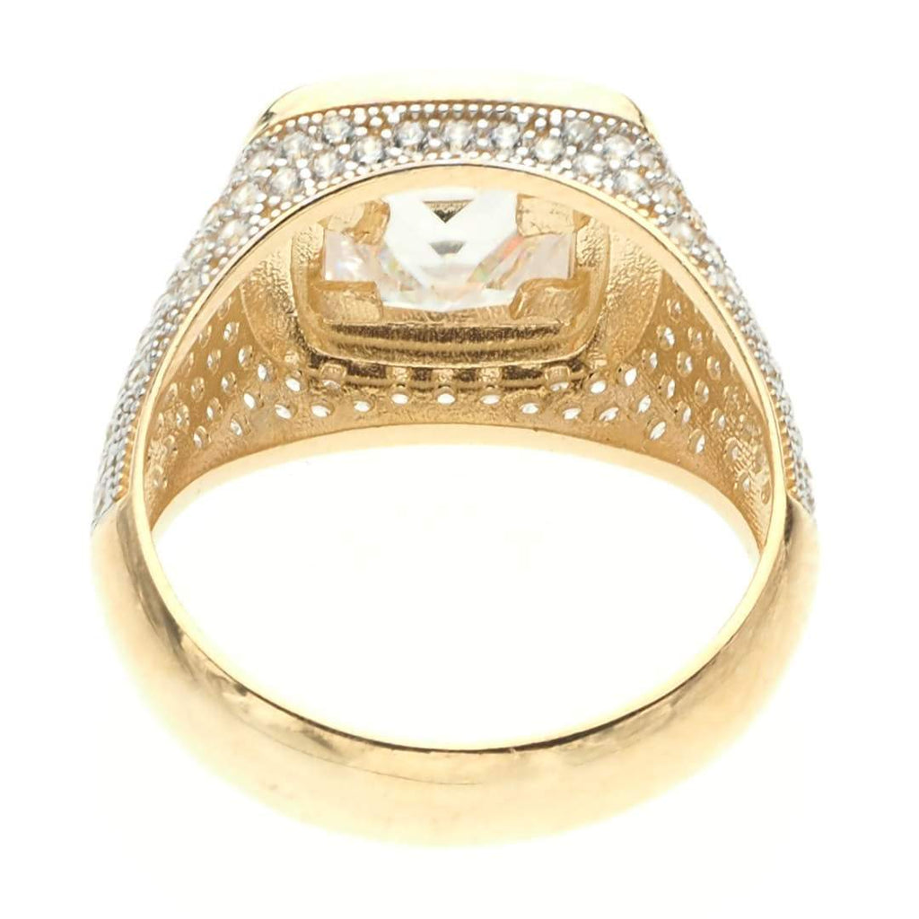 White Topaz Ring 14k Gold