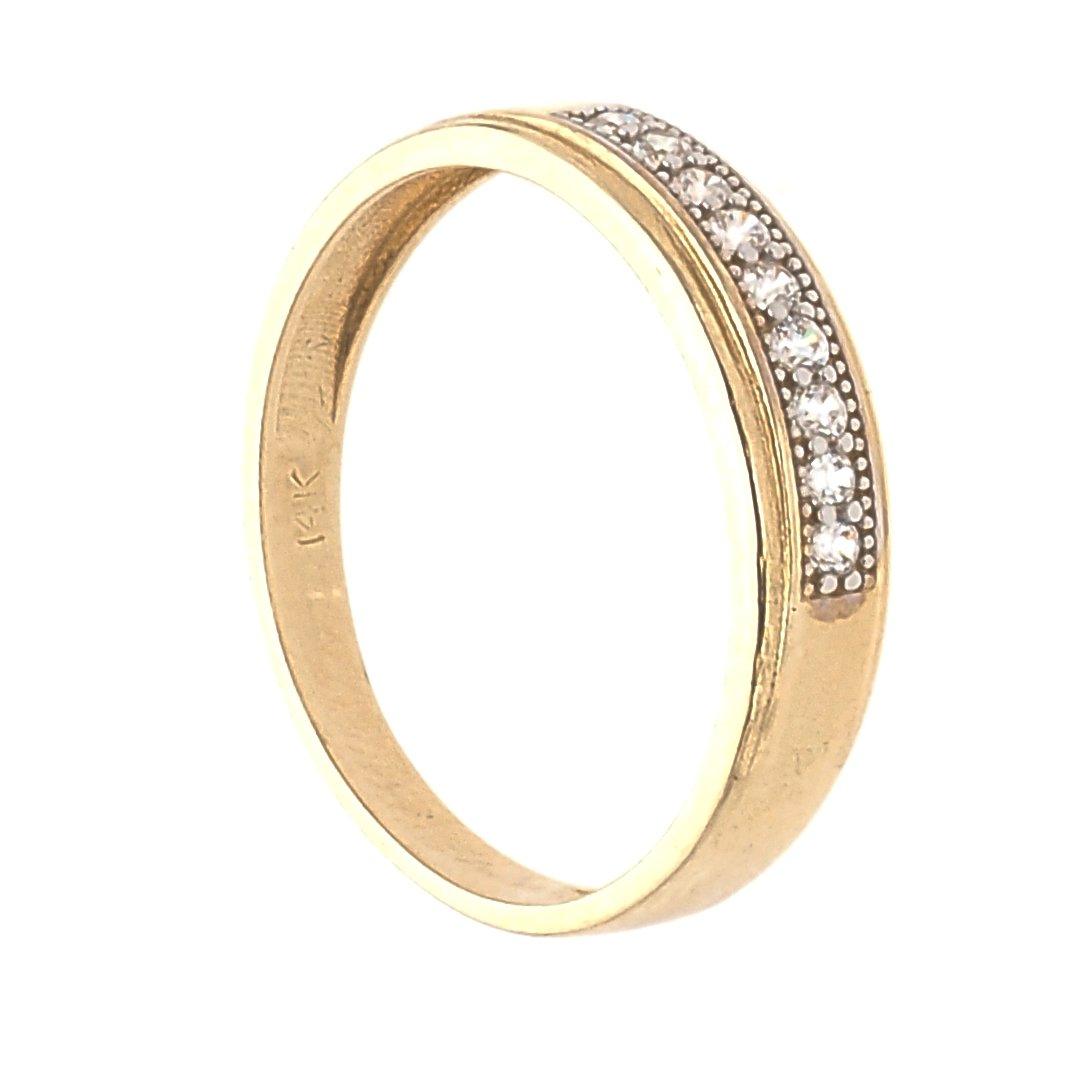 Women Ring | Wedding Band CZ 14K Gold