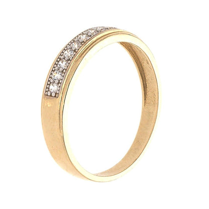 Women Ring | Wedding Band CZ 14K Gold