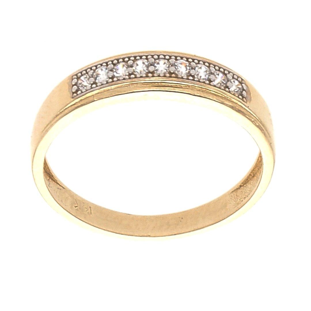 Women Ring | Wedding Band CZ 14K Gold