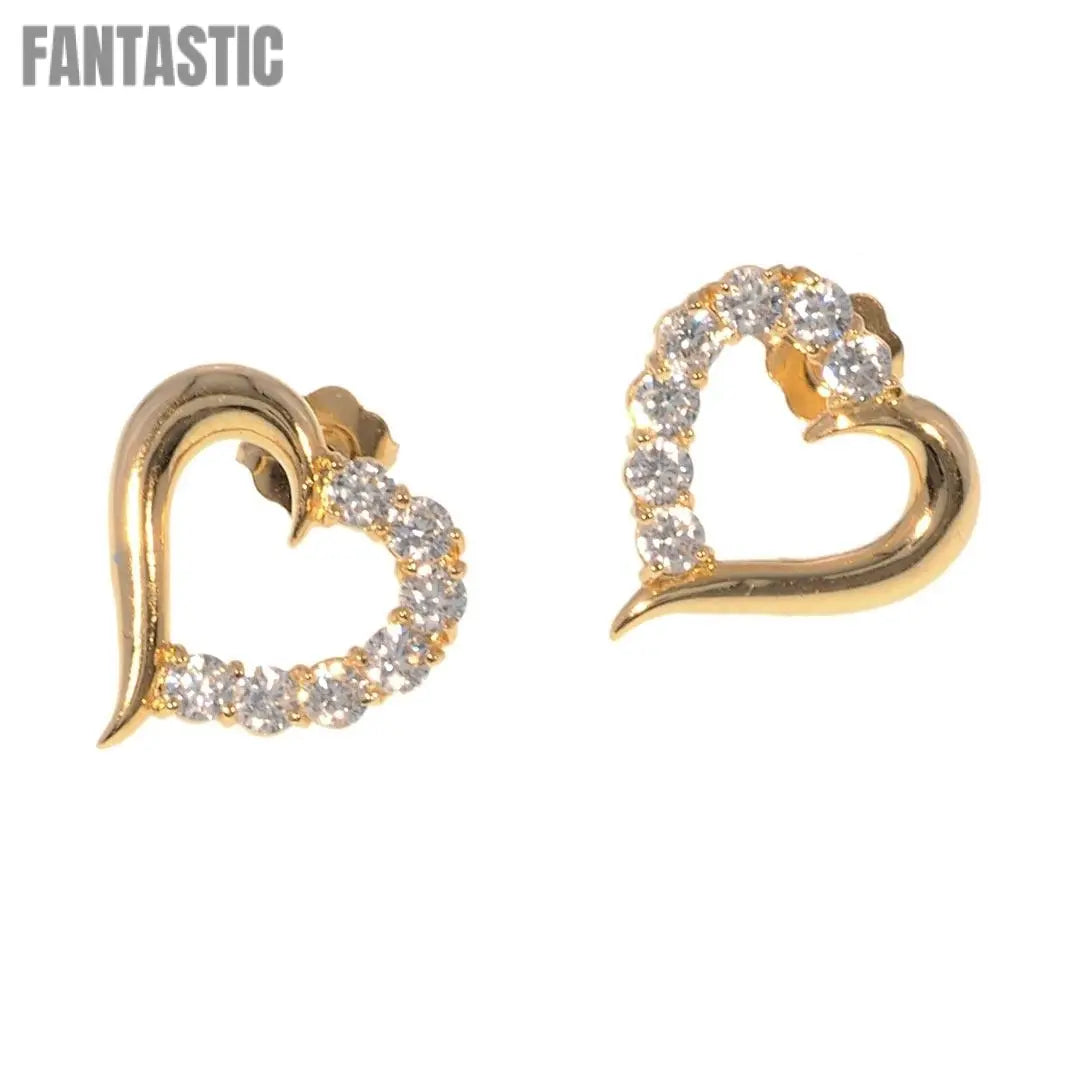 Fashion Heart Shape Love Stud Earrings