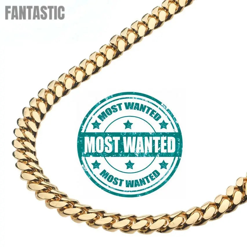 Hollow Miami Cuban Link Chain - 14K Gold - Fantastic Jewelry NYC