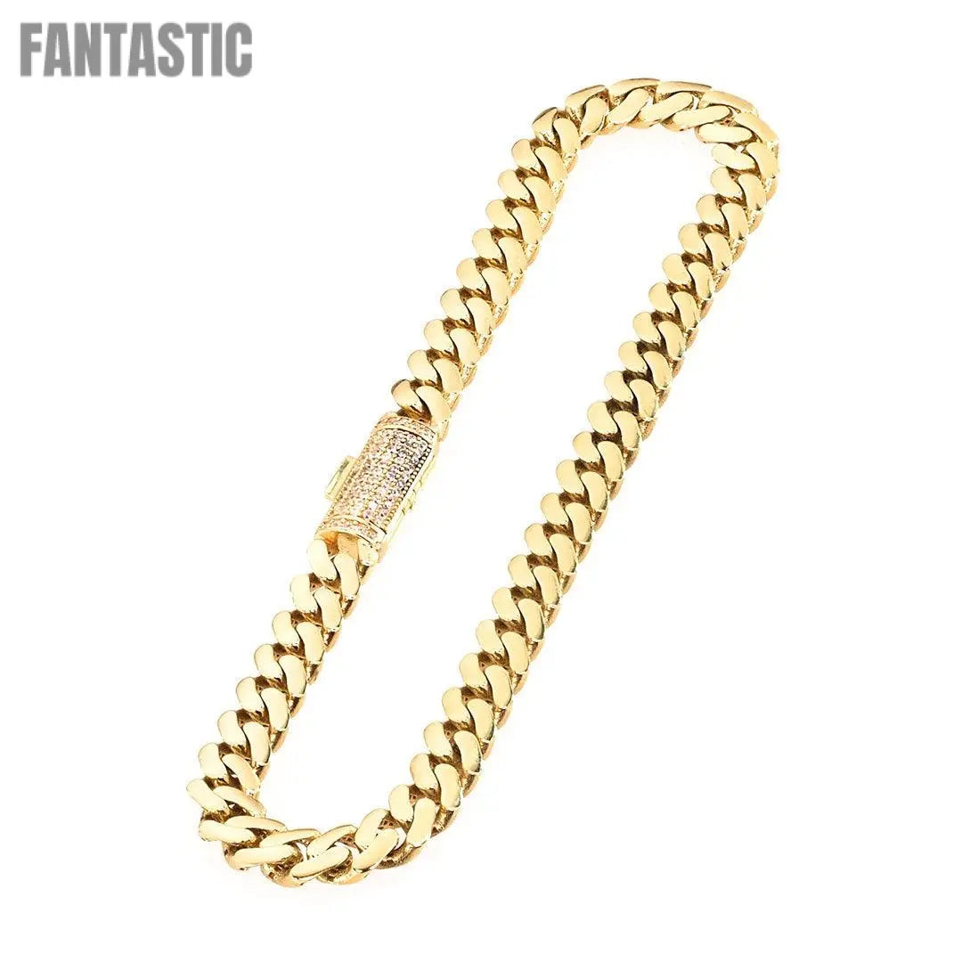 ICED Out Miami Cuban Link Anklet Bracelet