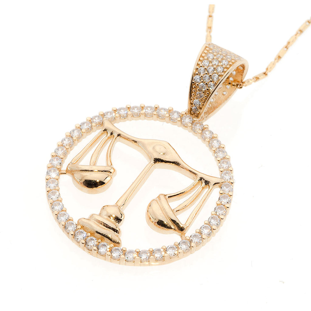 Captivating Libra Zodiac Pendant