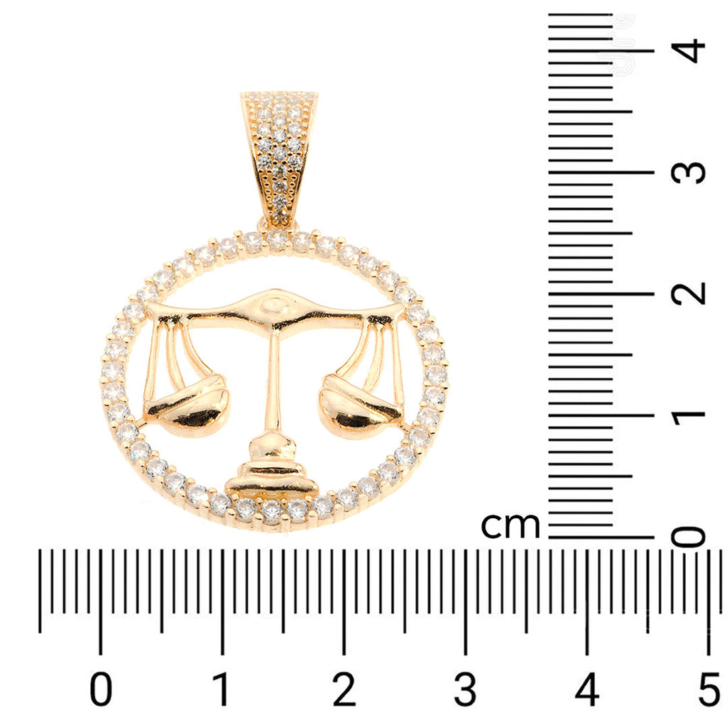 Captivating Libra Zodiac Pendant