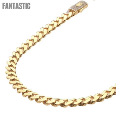 Milano Choker 14K Gold CZ Iced Box