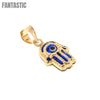 Mini Hamsa Pendant | 14K Gold