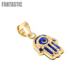 Colgante Hamsa Mini | Oro de 14 quilates