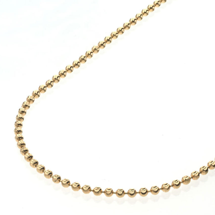 Moon Cut Necklaces 14K Gold