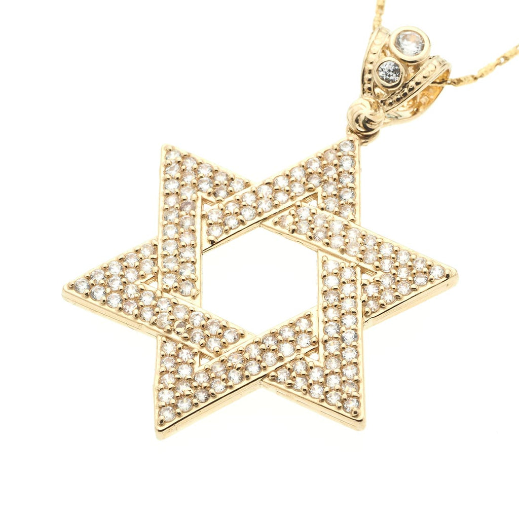 Big David Star Pendant 14K Gold