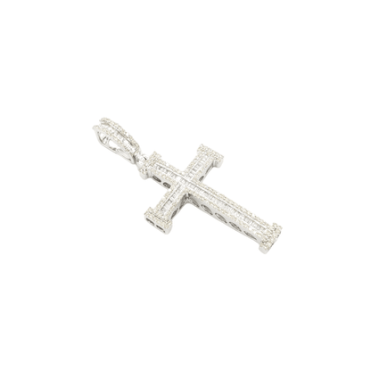 2.0 14k Diamond Cross With 1.31 Carats Of Diamonds #24047